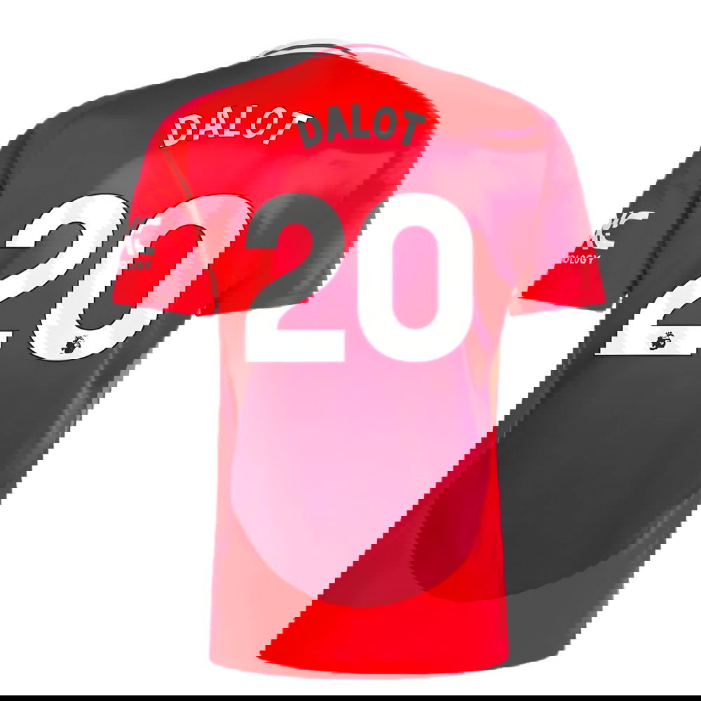 2024-2025 Man Utd Home Shirt (Dalot 20)