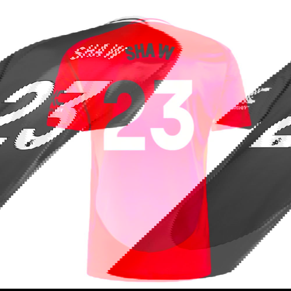 2024-2025 Man Utd Home Shirt (Shaw 23)