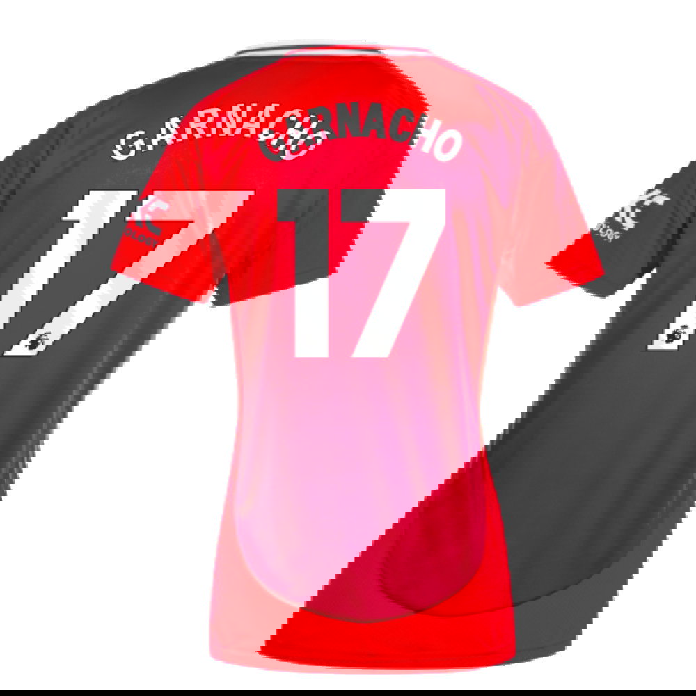 2024-2025 Man Utd Home Shirt (Womens) (Garnacho 17)