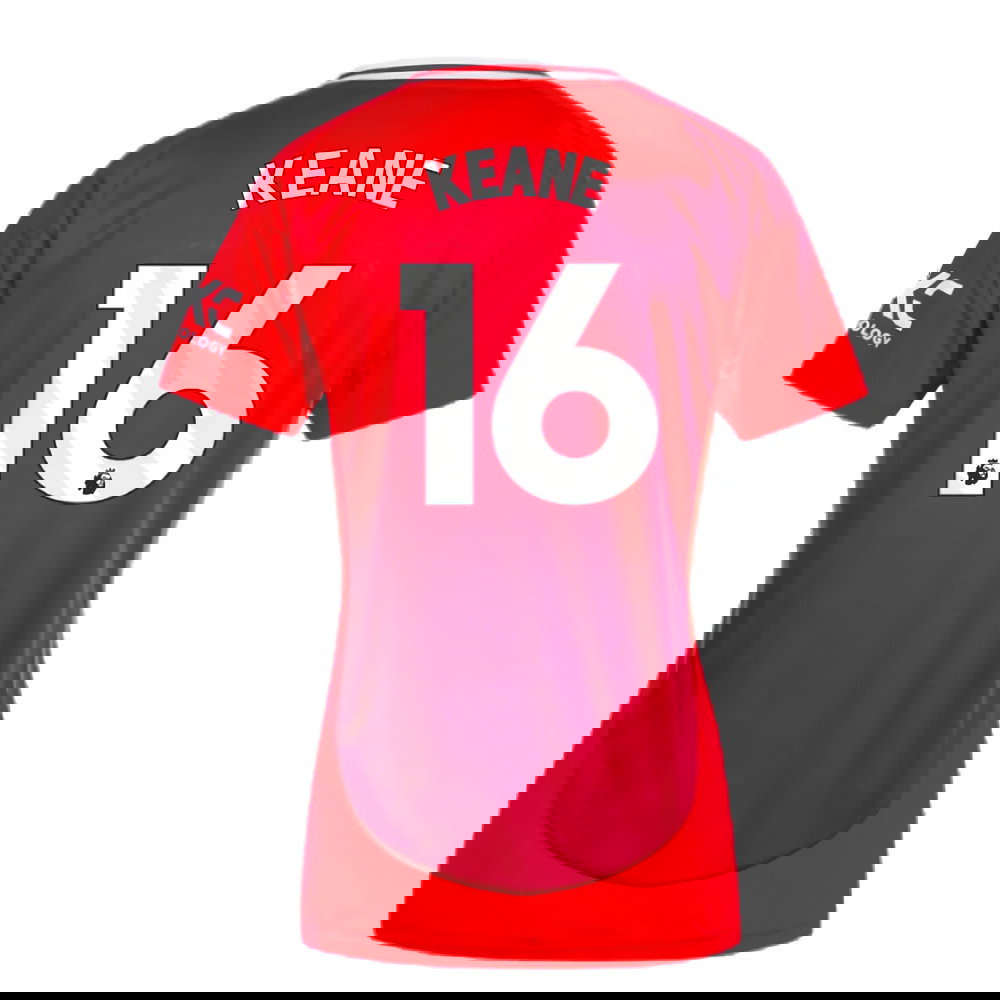 2024-2025 Man Utd Home Shirt (Womens) (Keane 16)