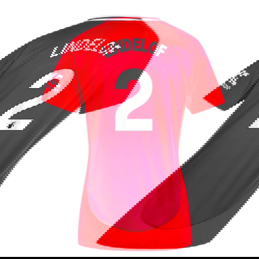 2024-2025 Man Utd Home Shirt (Womens) (Lindelof 2)