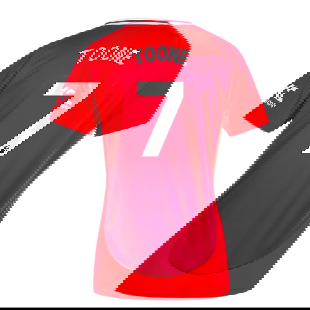 2024-2025 Man Utd Home Shirt (Womens) (Toone 7)