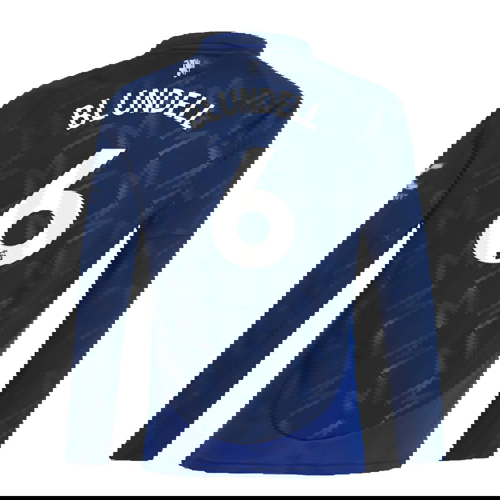 2024-2025 Man Utd Long Sleeve Away Shirt (Kids) (Blundell 6)