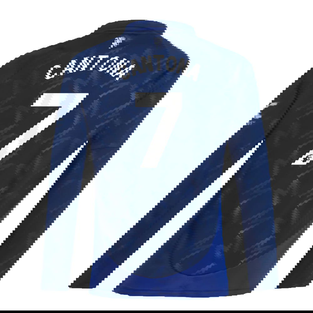 2024-2025 Man Utd Long Sleeve Away Shirt (Kids) (Cantona 7)