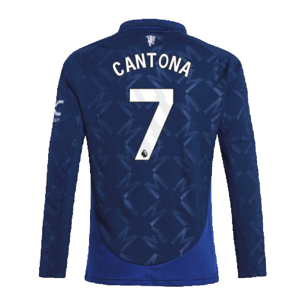 2024-2025 Man Utd Long Sleeve Away Shirt (Kids) (Cantona 7)