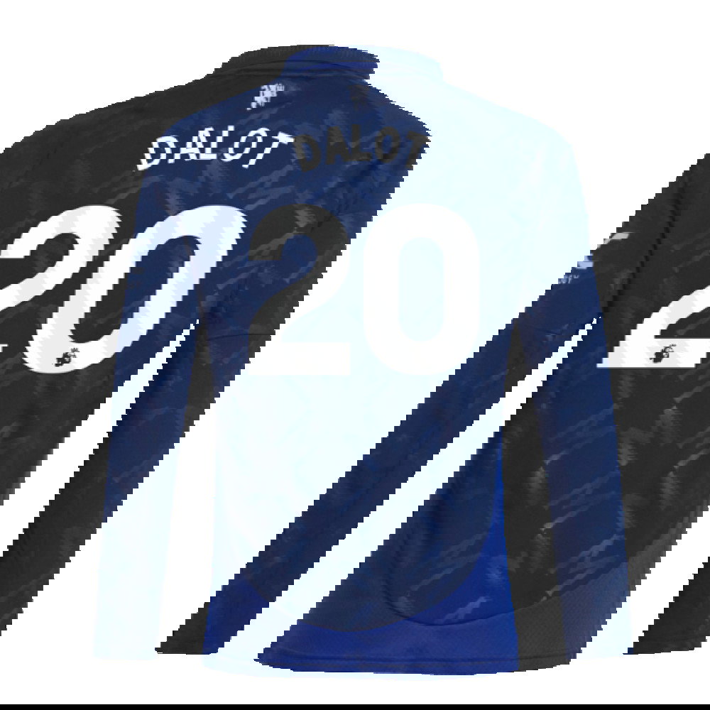 2024-2025 Man Utd Long Sleeve Away Shirt (Kids) (Dalot 20)