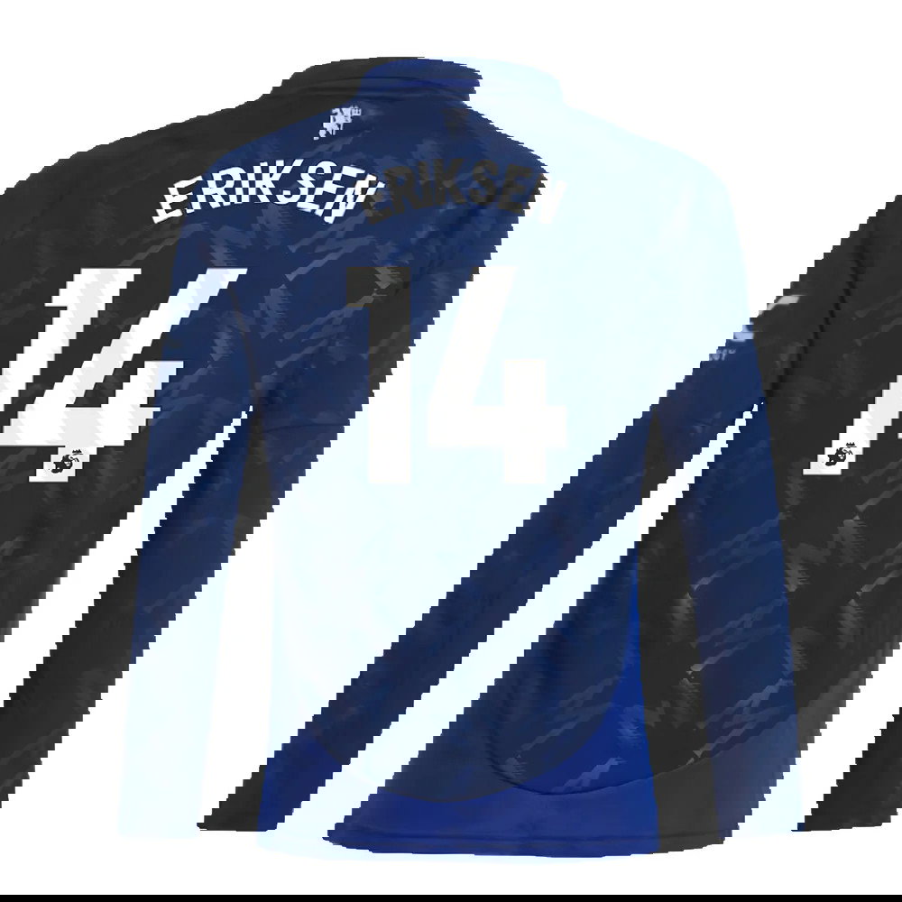 2024-2025 Man Utd Long Sleeve Away Shirt (Kids) (Eriksen 14)