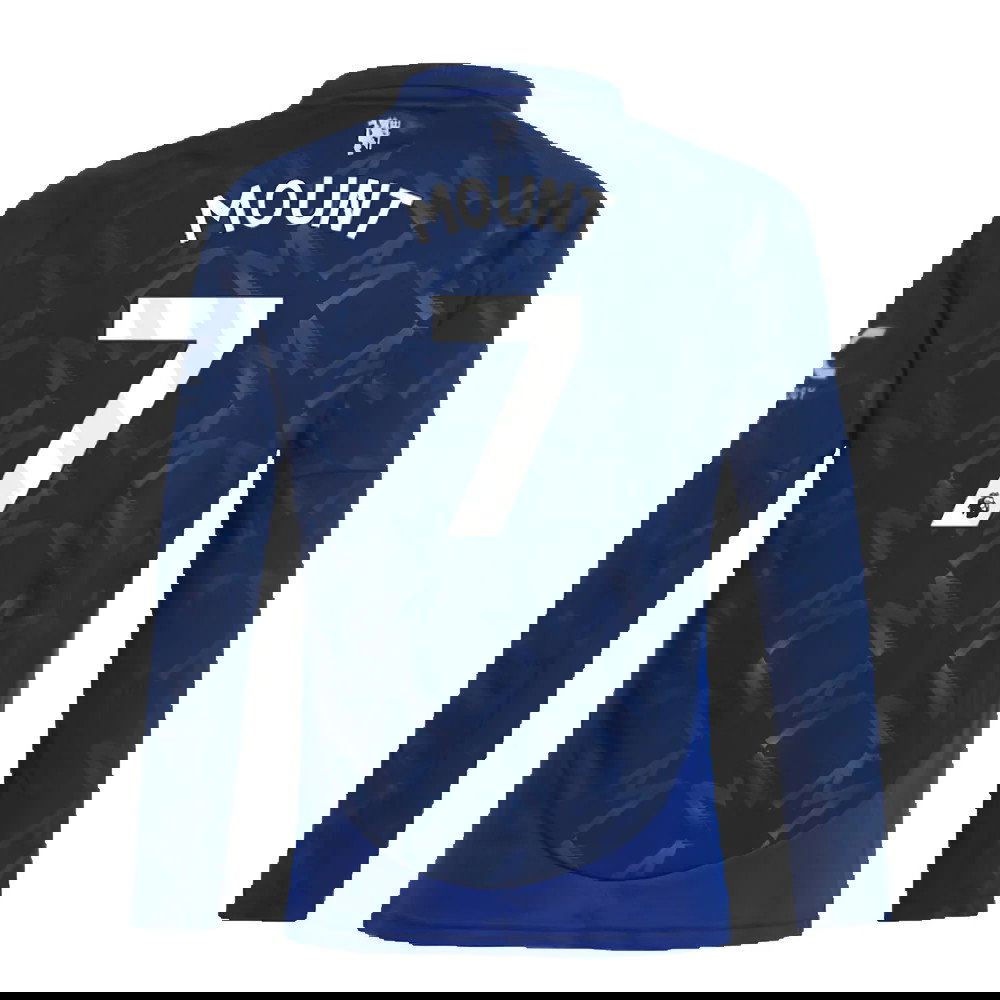 2024-2025 Man Utd Long Sleeve Away Shirt (Kids) (Mount 7)