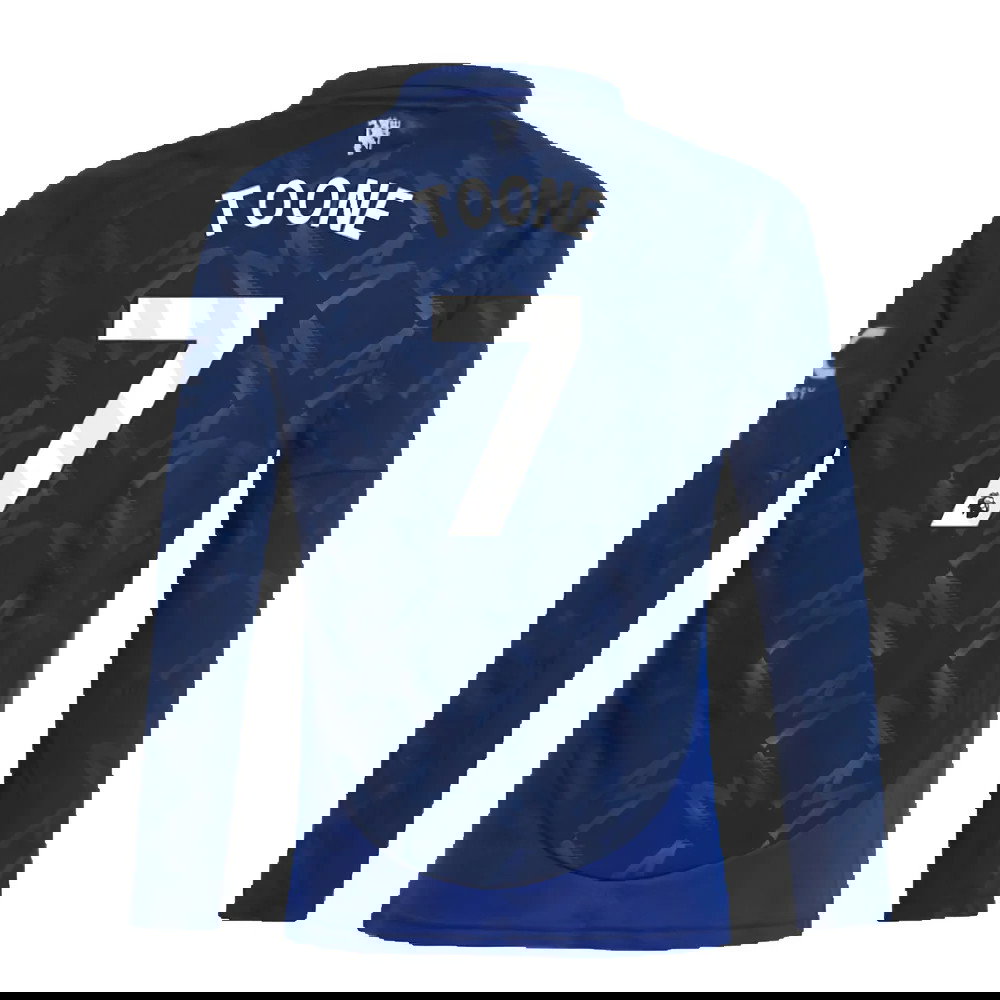 2024-2025 Man Utd Long Sleeve Away Shirt (Kids) (Toone 7)