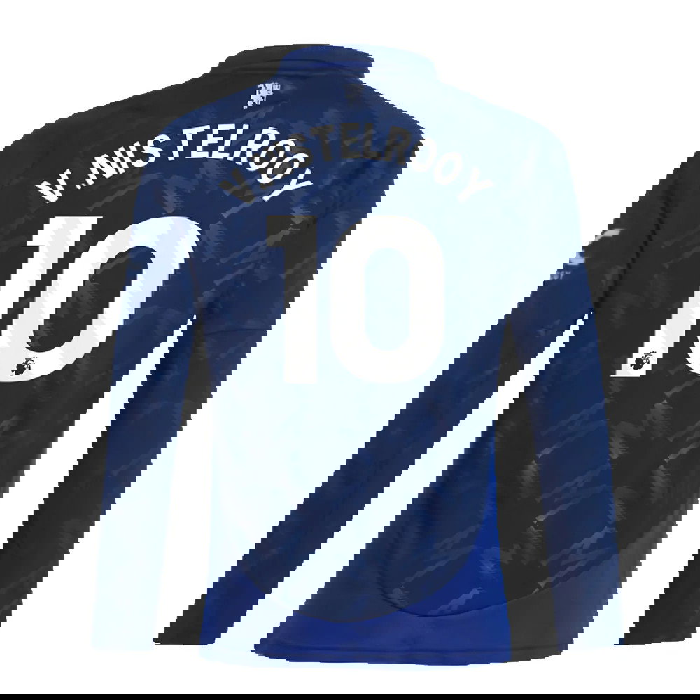 2024-2025 Man Utd Long Sleeve Away Shirt (Kids) (V.Nistelrooy 10)