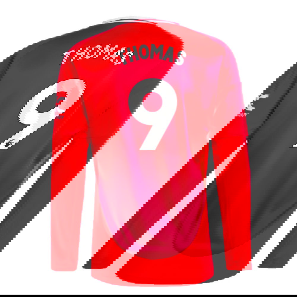 2024-2025 Man Utd Long Sleeve Home Shirt (Thomas 9)