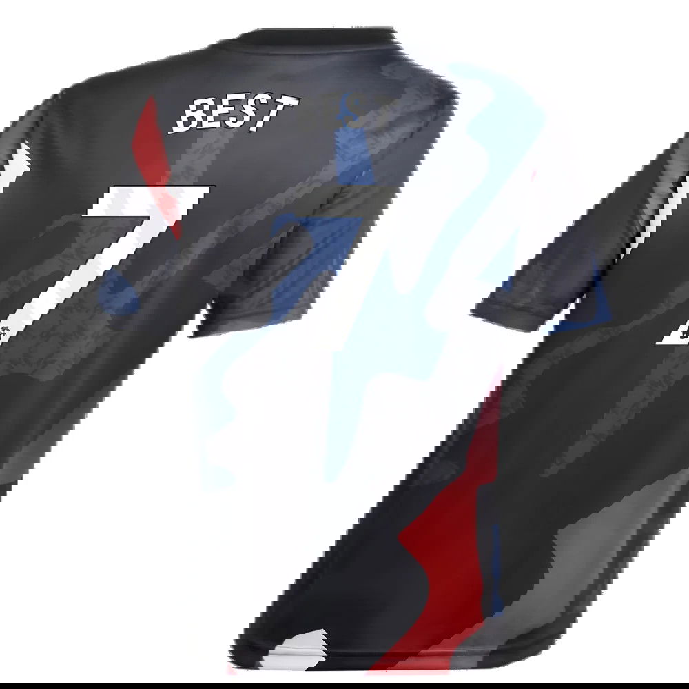 2024-2025 Man Utd Pre-Match Jersey (Black) - Kids (Best 7)