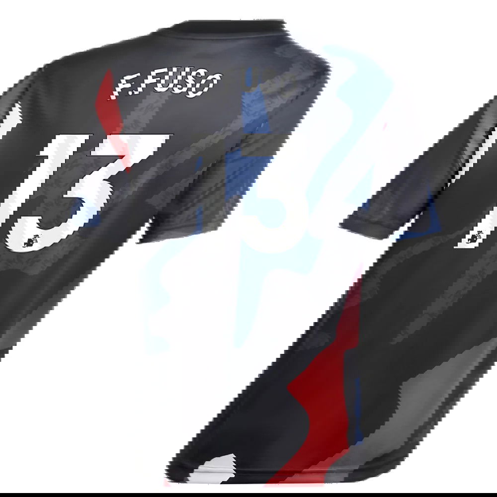 2024-2025 Man Utd Pre-Match Jersey (Black) - Kids (F.Fuso 13)