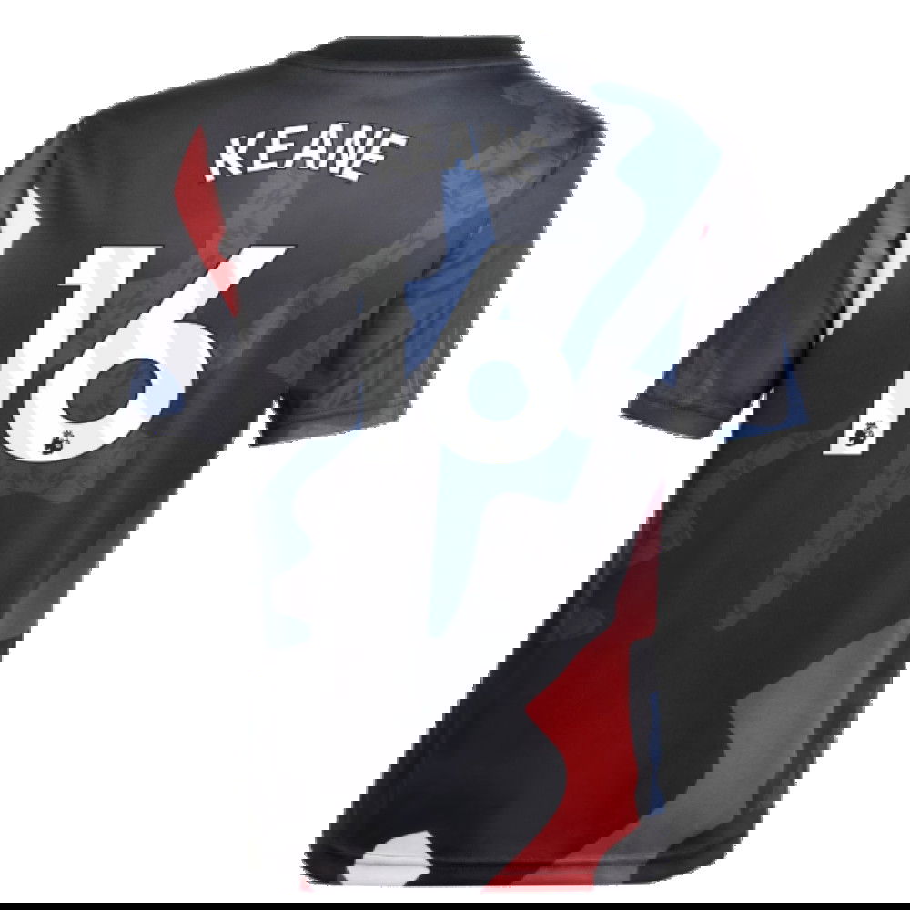 2024-2025 Man Utd Pre-Match Jersey (Black) - Kids (Keane 16)