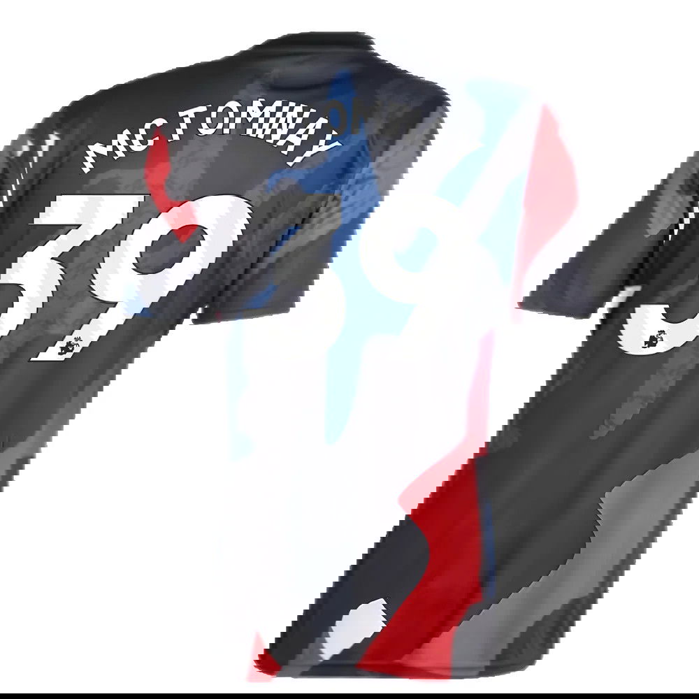 2024-2025 Man Utd Pre-Match Jersey (Black) (McTominay 39)