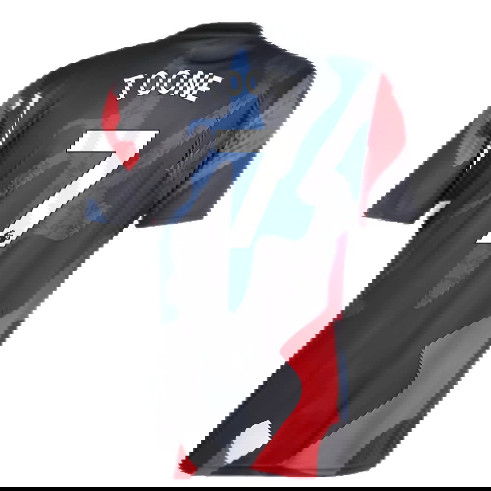 2024-2025 Man Utd Pre-Match Jersey (Black) (Toone 7)