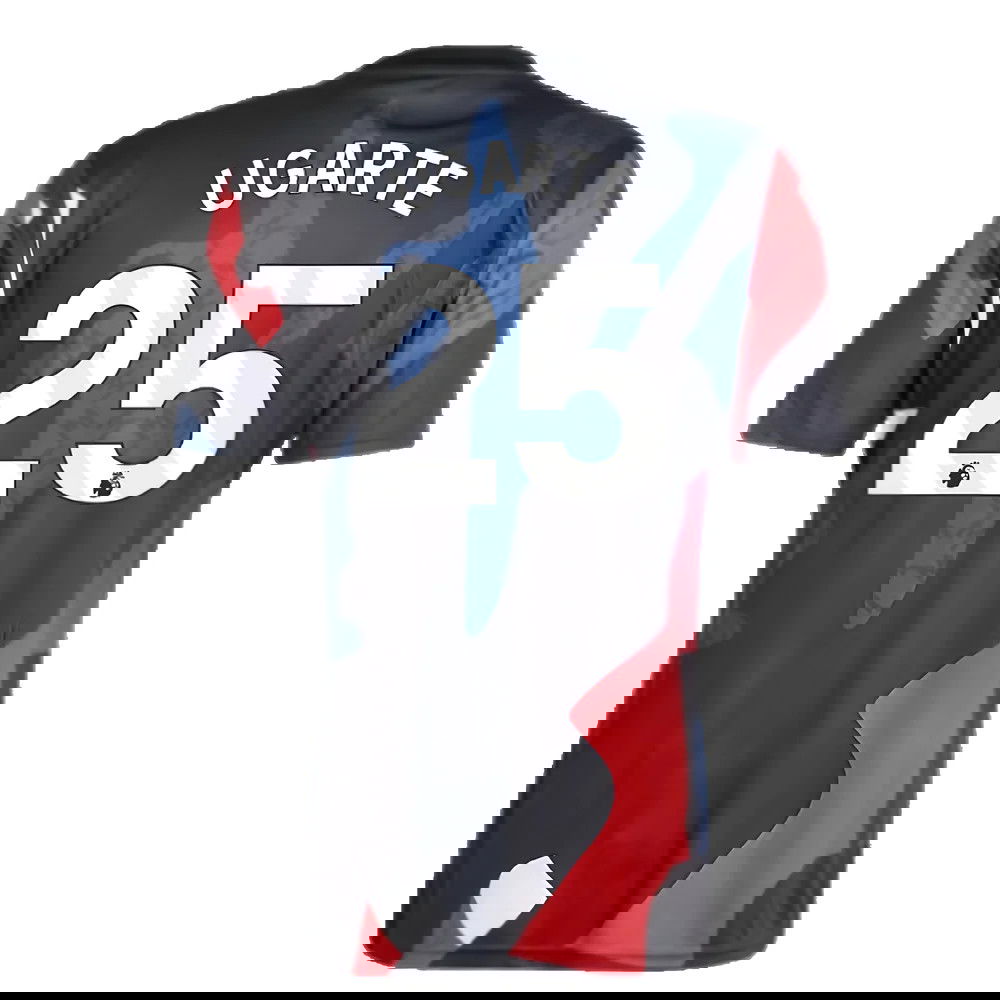 2024-2025 Man Utd Pre-Match Jersey (Black) (Ugarte 25)