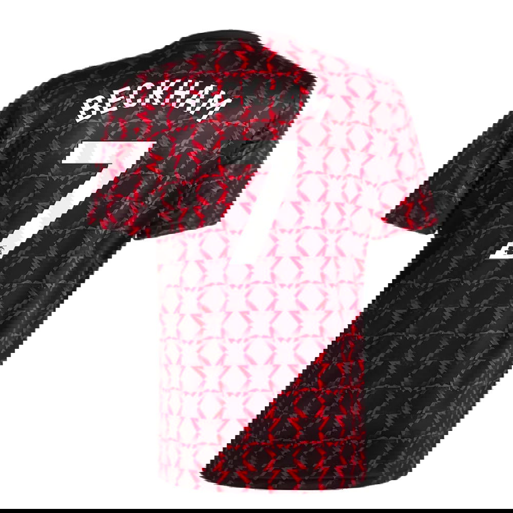 2024-2025 Man Utd Pre-Match Shirt (Black) (Beckham 7)