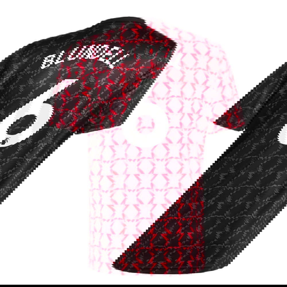 2024-2025 Man Utd Pre-Match Shirt (Black) (Blundell 6)