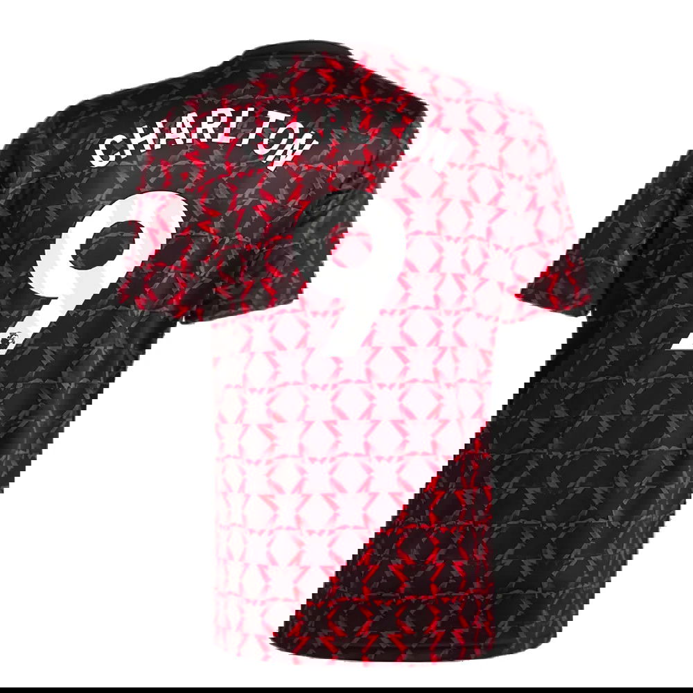2024-2025 Man Utd Pre-Match Shirt (Black) (Charlton 9)