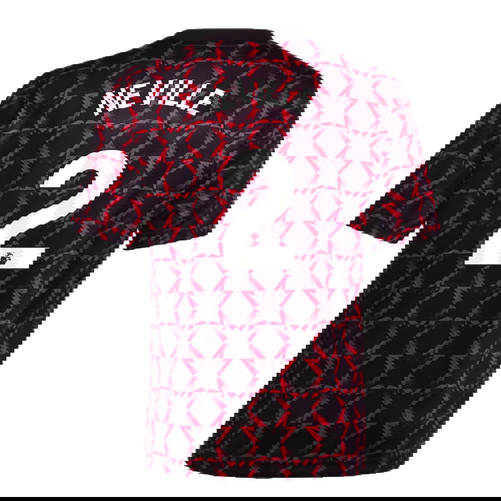 2024-2025 Man Utd Pre-Match Shirt (Black) - Kids (Neville 2)