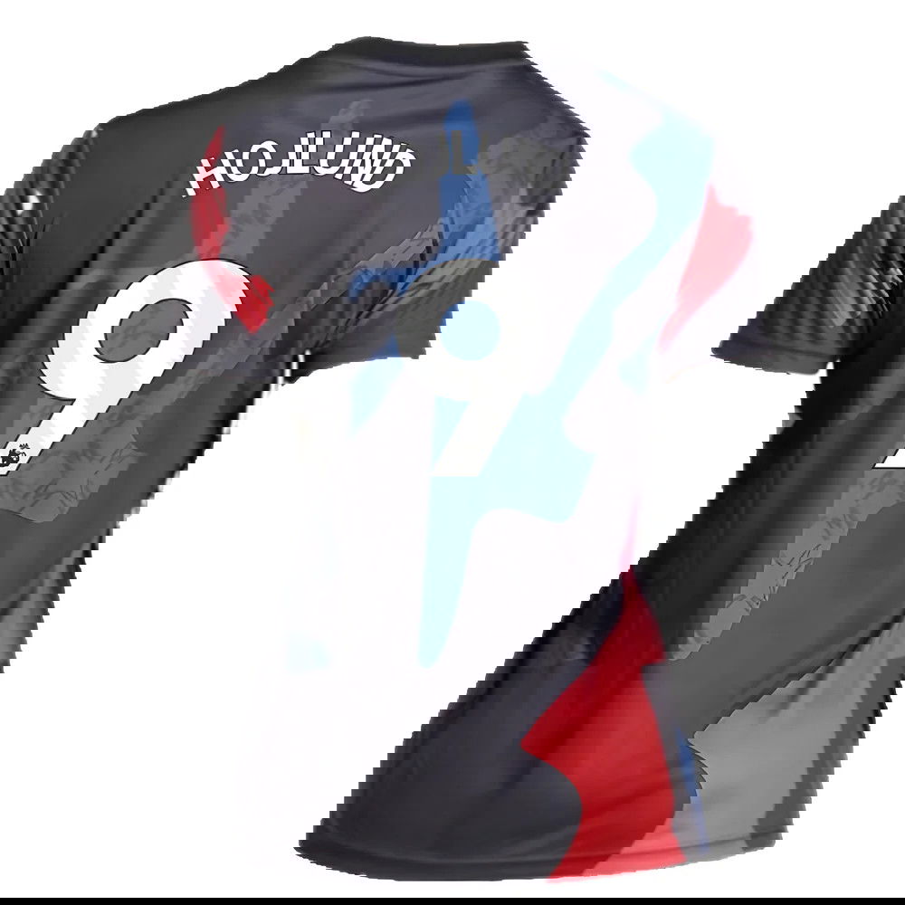 2024-2025 Man Utd Pre-Match Shirt (Black) - Womens (Hojlund 9)