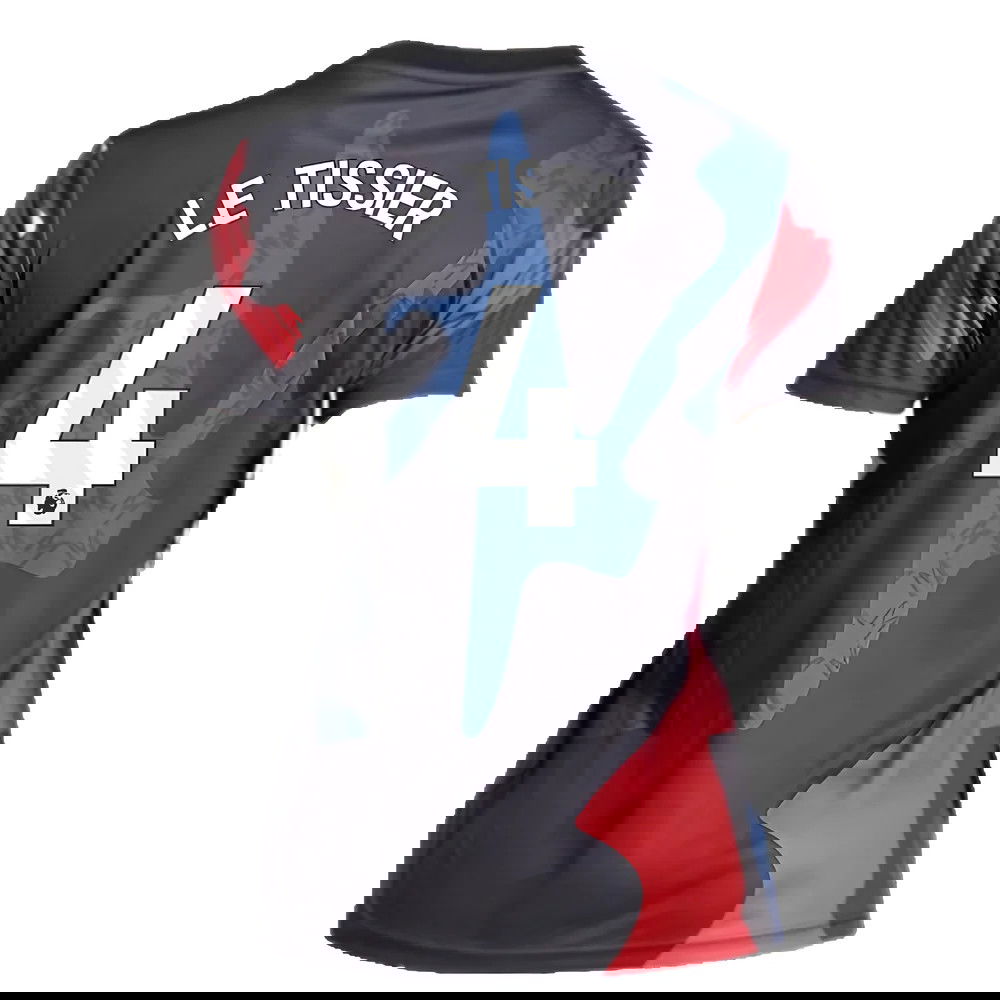 2024-2025 Man Utd Pre-Match Shirt (Black) - Womens (Le Tissier 4)