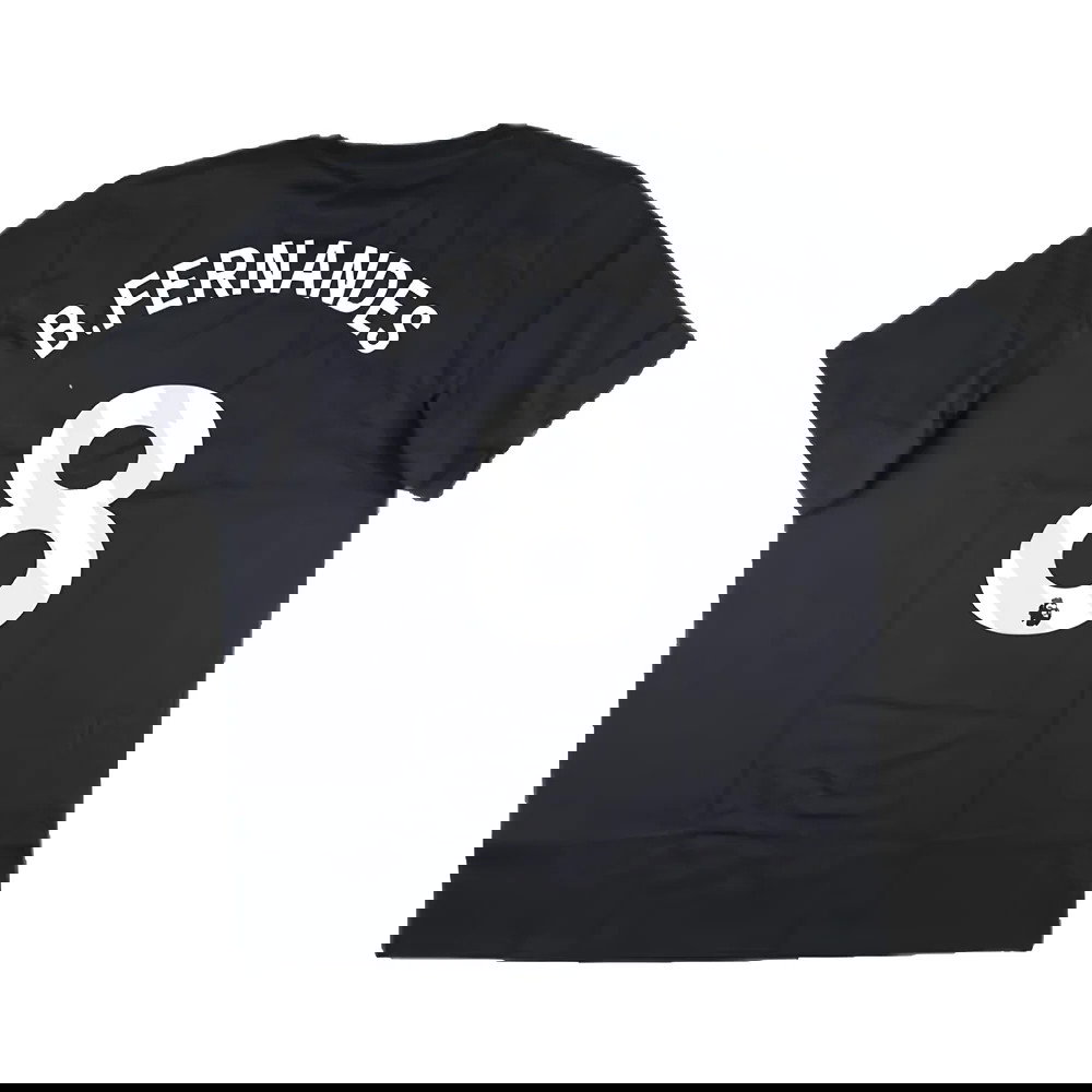 2024-2025 Man Utd Seasonal Graphic Tee (Night Grey) (B.Fernandes 8)