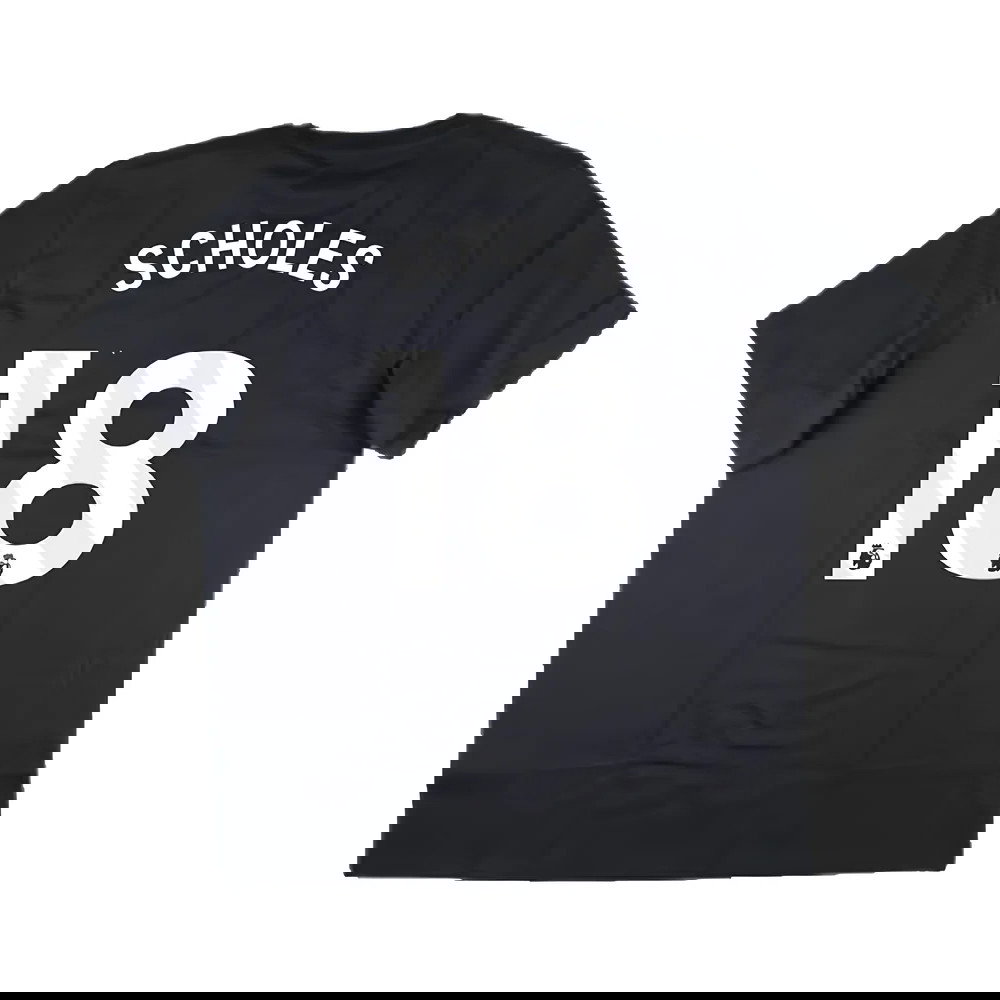 2024-2025 Man Utd Seasonal Graphic Tee (Night Grey) (Scholes 18)