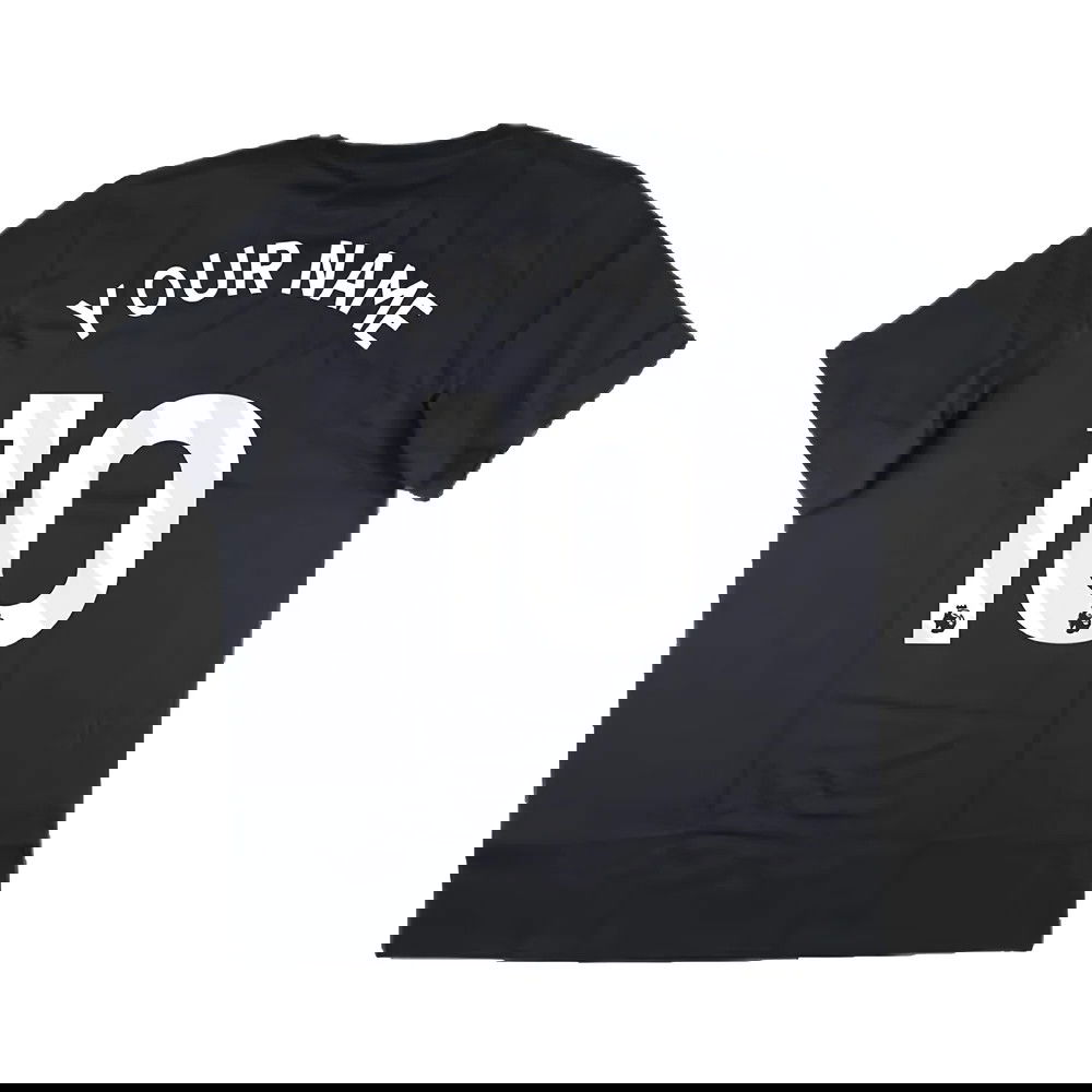 2024-2025 Man Utd Seasonal Graphic Tee (Night Grey) (Your Name)