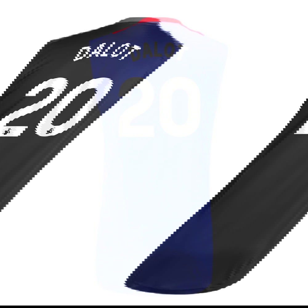 2024-2025 Man Utd Sleeveless Jersey (Night Indigo) (Dalot 20)