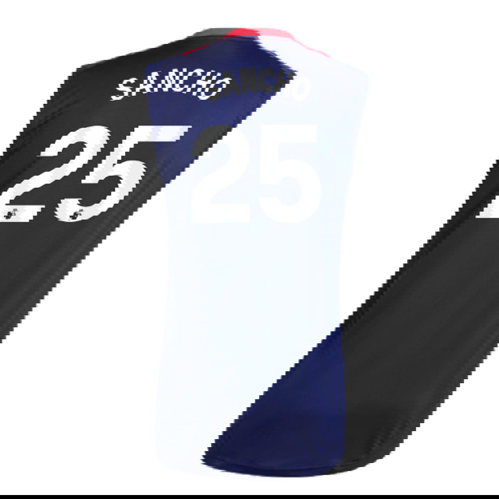 2024-2025 Man Utd Sleeveless Jersey (Night Indigo) (Sancho 25)