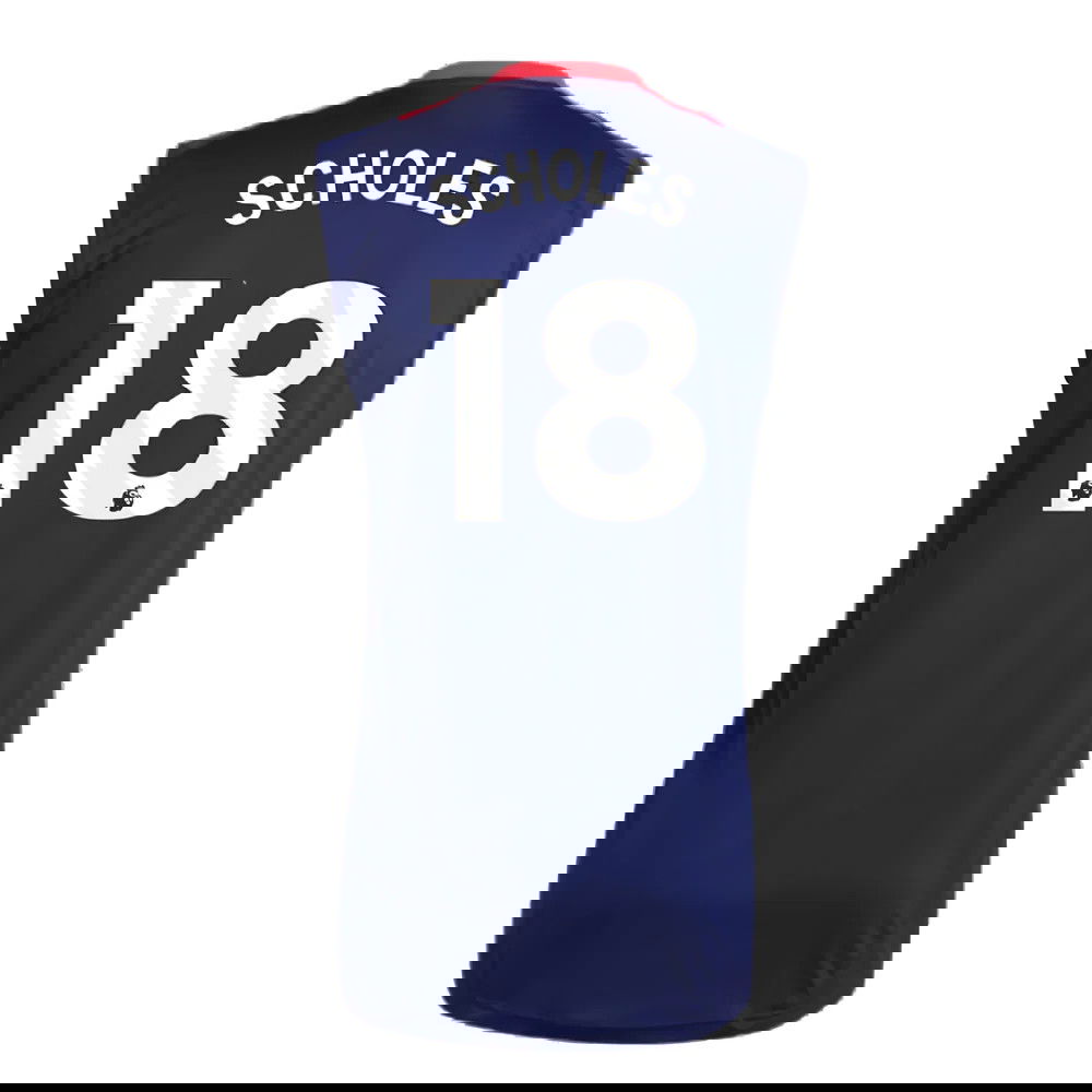 2024-2025 Man Utd Sleeveless Jersey (Night Indigo) (Scholes 18)