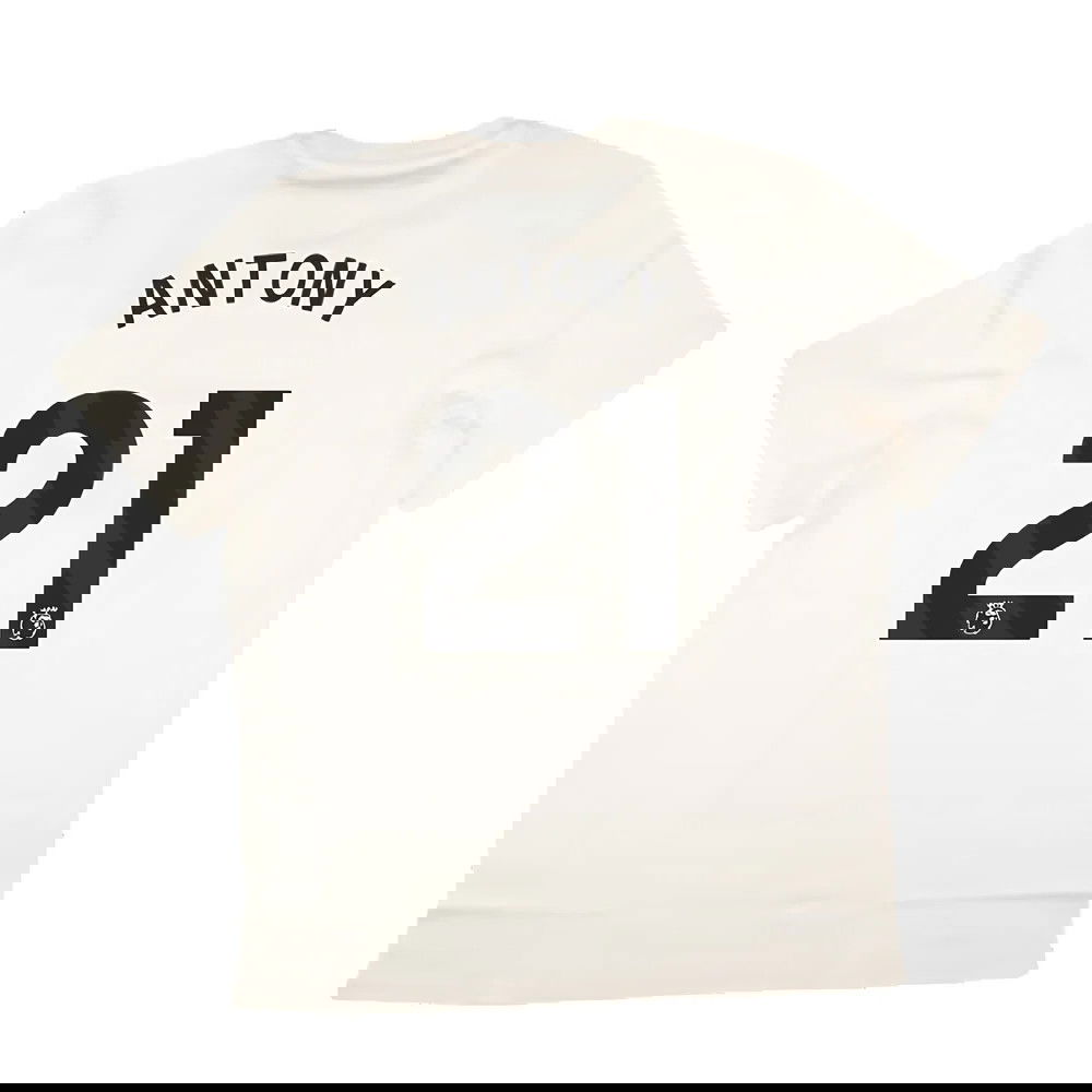 2024-2025 Man Utd SZN Graphic Tee (Cream White) (Antony 21)