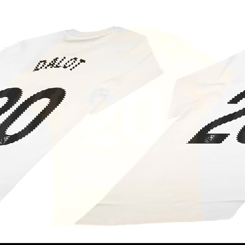 2024-2025 Man Utd SZN Graphic Tee (Cream White) (Dalot 20)