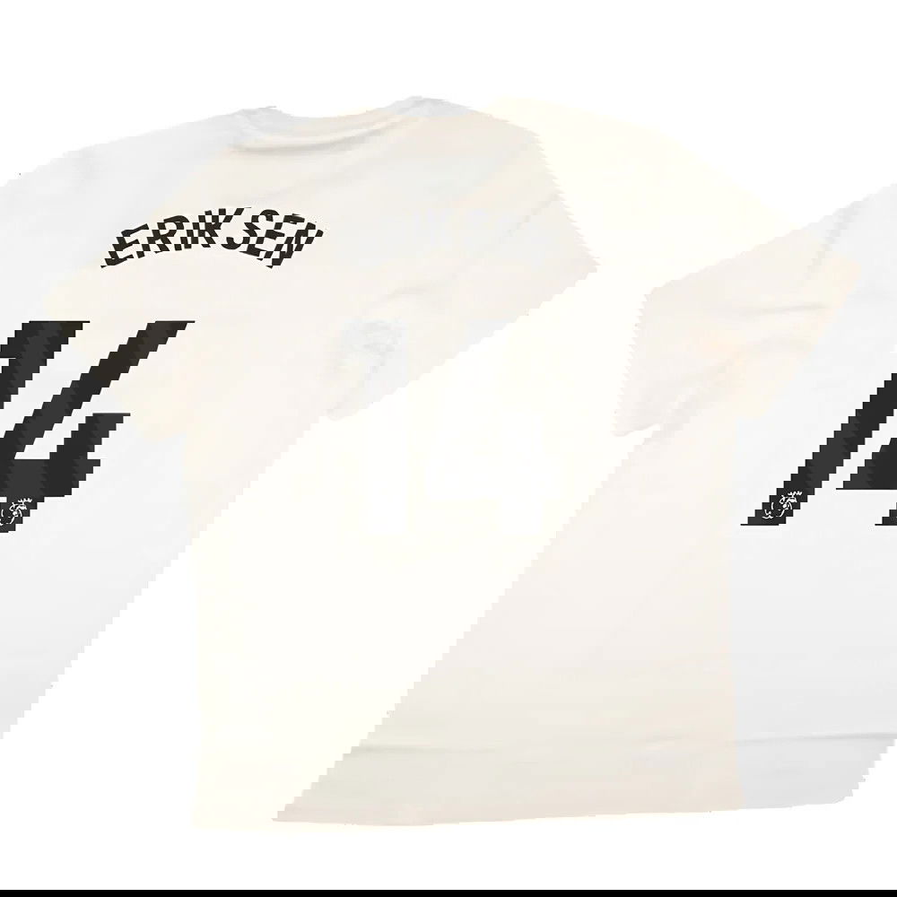 2024-2025 Man Utd SZN Graphic Tee (Cream White) (Eriksen 14)