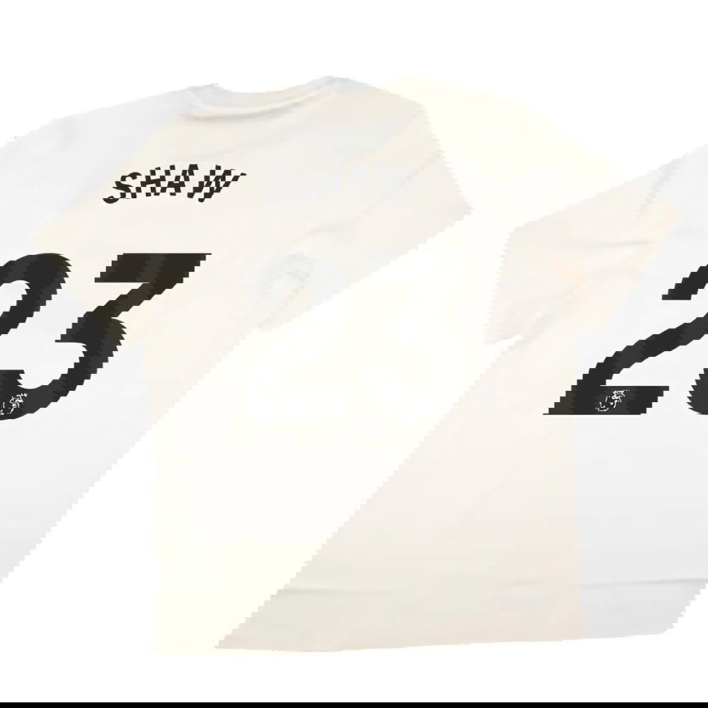 2024-2025 Man Utd SZN Graphic Tee (Cream White) (Shaw 23)
