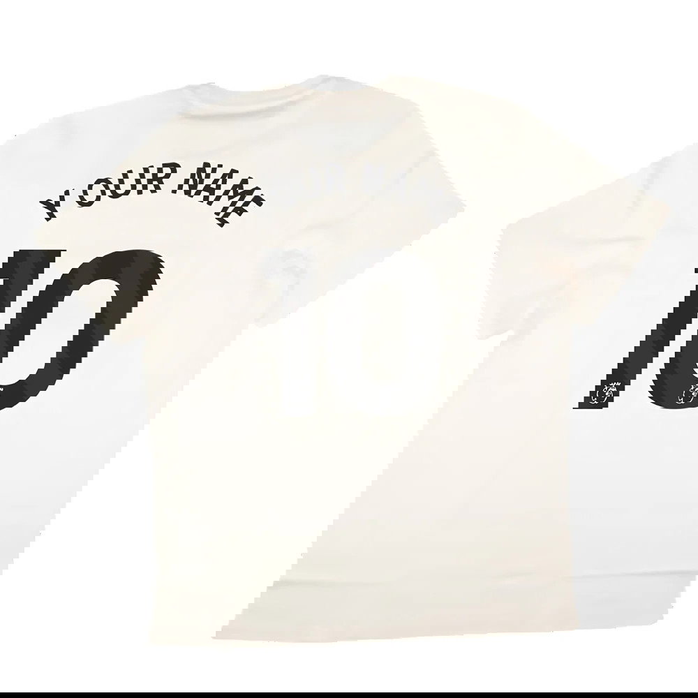 2024-2025 Man Utd SZN Graphic Tee (Cream White) (Your Name)