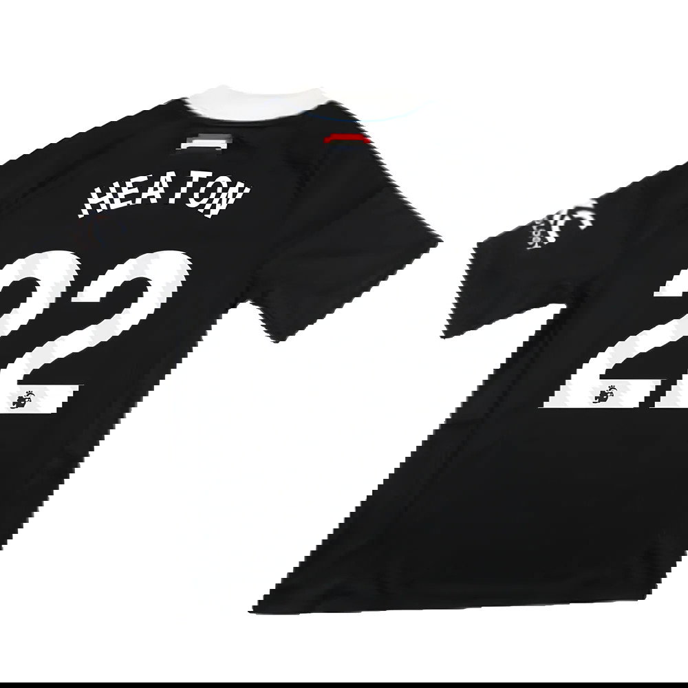 2024-2025 Man Utd Third Goalkeeper Shirt (Black) - Kids (Heaton 22)
