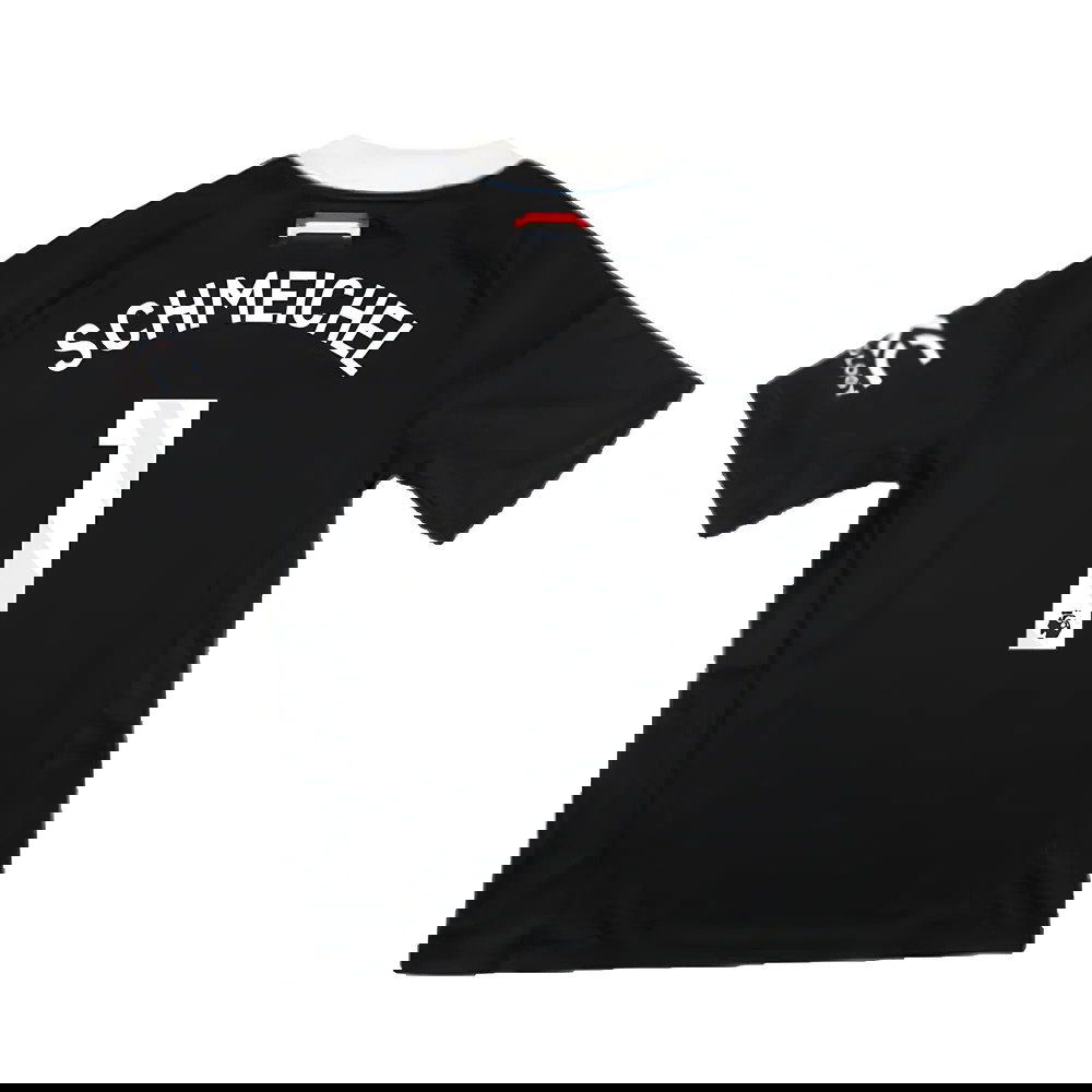 2024-2025 Man Utd Third Goalkeeper Shirt (Black) - Kids (Schmeichel 1)
