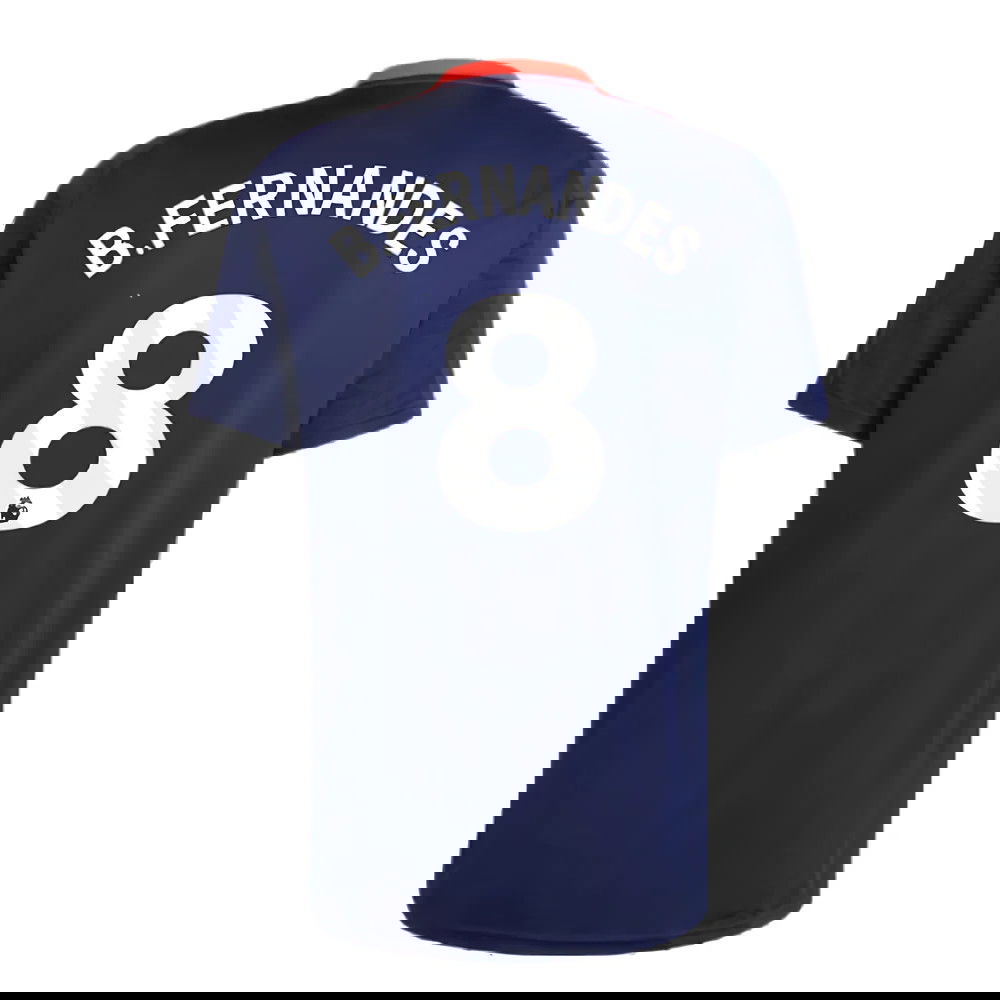 2024-2025 Man Utd Training Jersey (Night Indigo) (B.Fernandes 8)