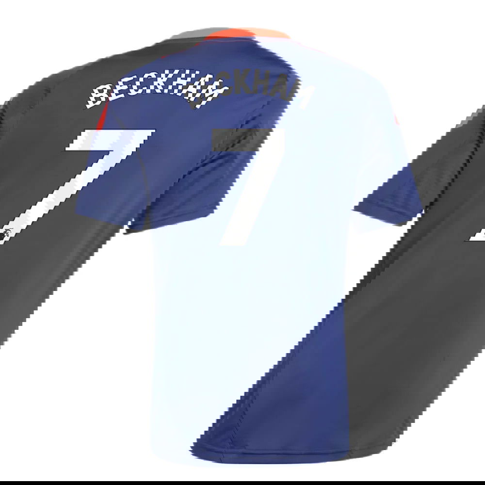 2024-2025 Man Utd Training Jersey (Night Indigo) - Kids (Beckham 7)