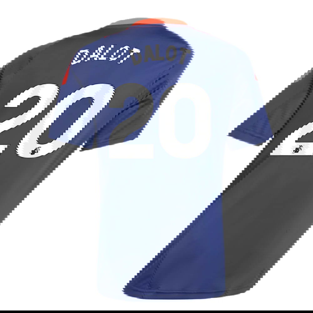 2024-2025 Man Utd Training Jersey (Night Indigo) - Kids (Dalot 20)