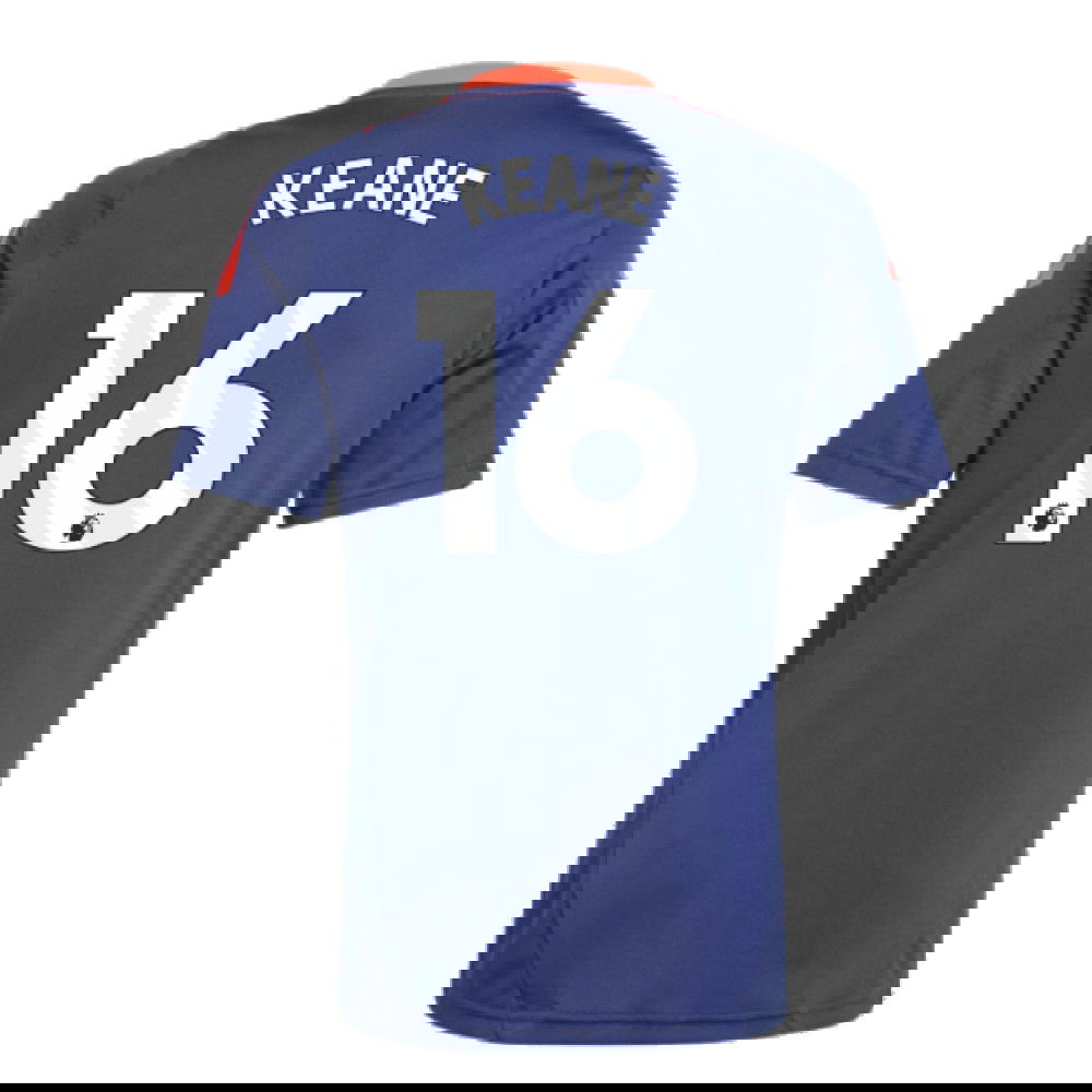 2024-2025 Man Utd Training Jersey (Night Indigo) - Kids (Keane 16)