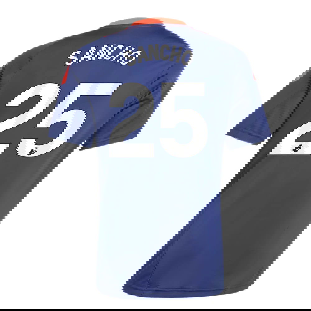 2024-2025 Man Utd Training Jersey (Night Indigo) - Kids (Sancho 25)