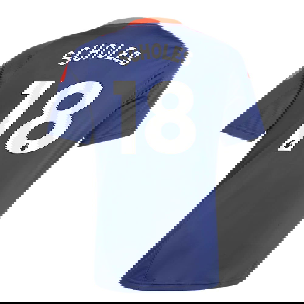 2024-2025 Man Utd Training Jersey (Night Indigo) - Kids (Scholes 18)