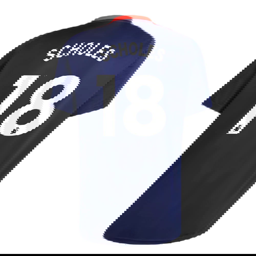 2024-2025 Man Utd Training Jersey (Night Indigo) (Scholes 18)