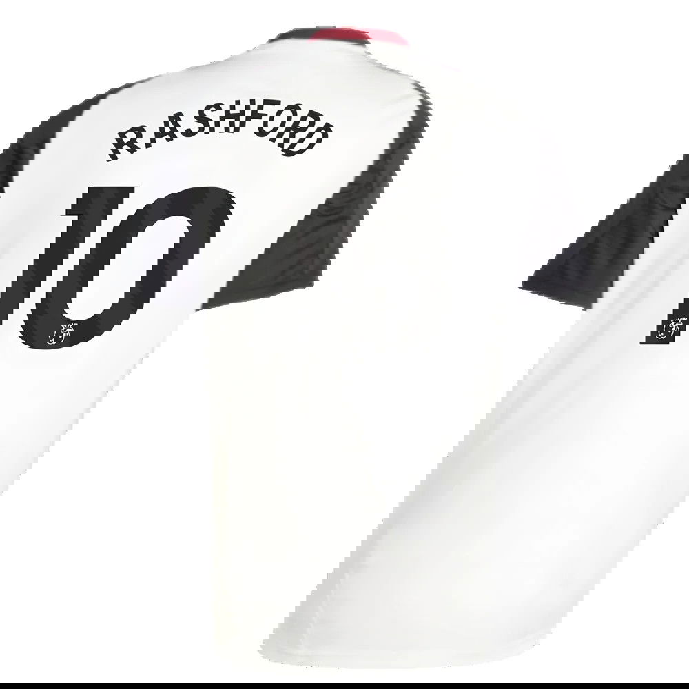2024-2025 Man Utd Training Jersey (Off White) (Rashford 10)