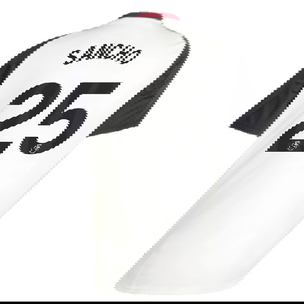 2024-2025 Man Utd Training Jersey (Off White) (Sancho 25)