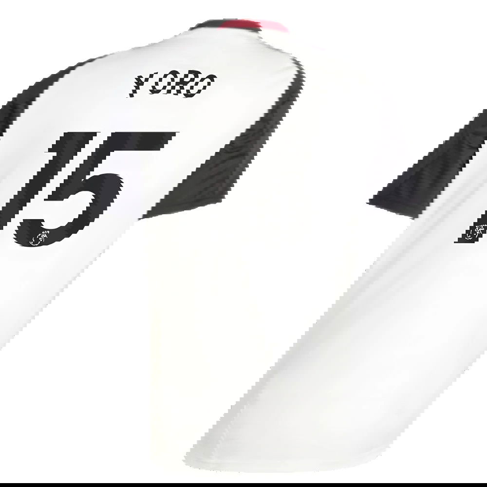 2024-2025 Man Utd Training Jersey (Off White) (Yoro 15)